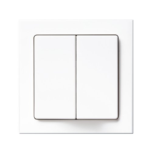 Вимикач 2-кл Berker Q.3 полярна білизна