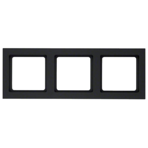 Рамка горизонтальна 3-м Berker Q.3 антрацит