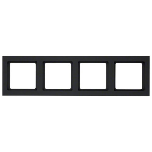 Рамка горизонтальна 4-м Berker Q.3 антрацит
