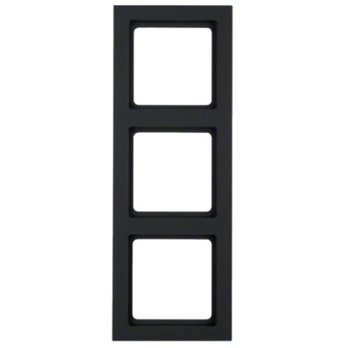 Рамка вертикальна 3-м Berker Q.3 антрацит