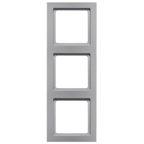 Рамка вертикальная 3-я Berker Q.3 алюминий