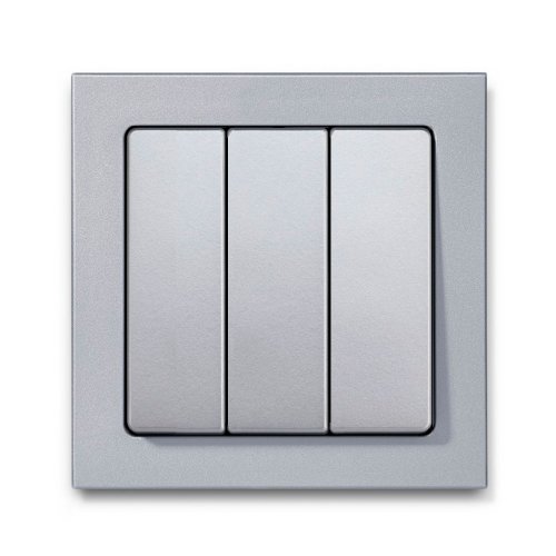 Вимикач 3-кл Berker Q.3 алюміній