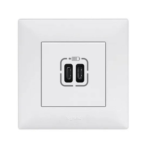 Розетка USB Legrand Niloe STEP 863140 білий