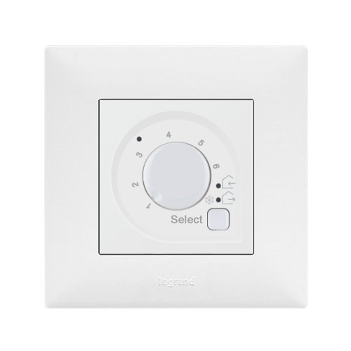 Терморегулятор для теплої підлоги Legrand Niloe STEP 863142 білий