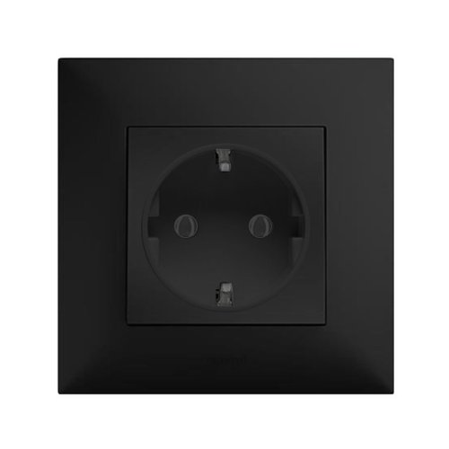 Розетка із з/к Legrand Niloe STEP 863521 чорний