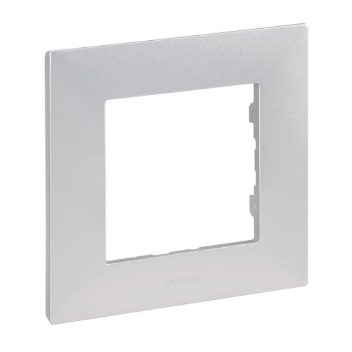 Рамка горизонтальная 1-я Legrand Niloe STEP 863391 алюміній