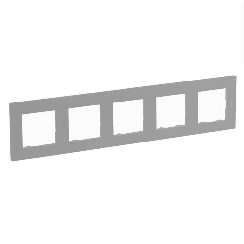 Рамка горизонтальная 5-я Legrand Niloe STEP 863395 алюміній