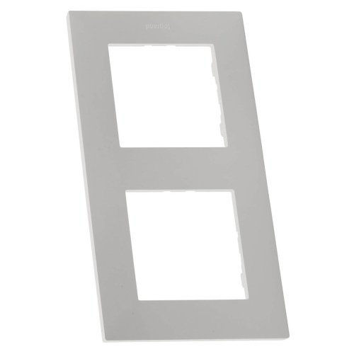 Рамка вертикальная 2-я Legrand Niloe STEP 863392 алюміній