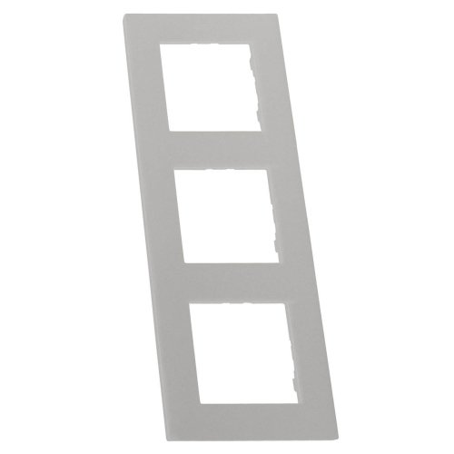 Рамка вертикальная 3-я Legrand Niloe STEP 863393 алюміній