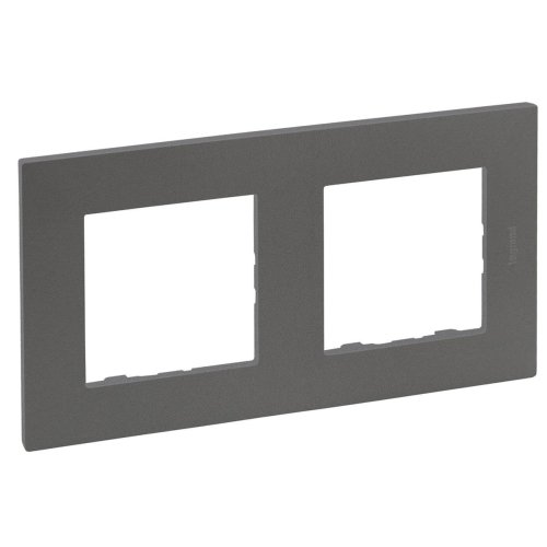Рамка горизонтальная 2-я Legrand Niloe STEP 863492 сталь