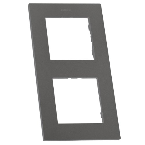 Рамка вертикальная 2-я Legrand Niloe STEP 863492 сталь