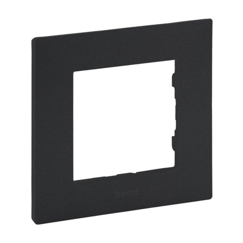 Рамка горизонтальна 1-м Legrand Niloe STEP 863791 антрацит