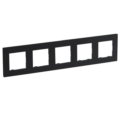 Рамка горизонтальна 5-м Legrand Niloe STEP 863795 антрацит