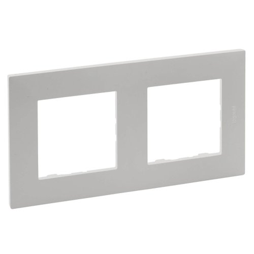 Рамка горизонтальна 2-м Legrand Niloe STEP 863692 перлинний