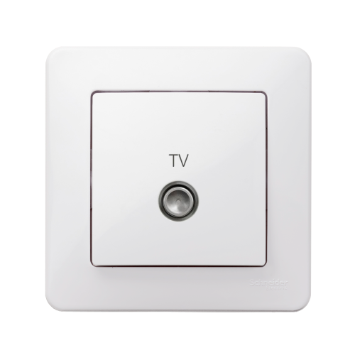 Телевізійна розетка прохідна SE Sedna Design SDD111471 білий