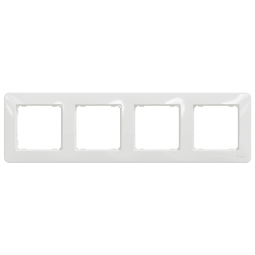 Рамка горизонтальна 4-м SE Sedna Design SDD311804 білий