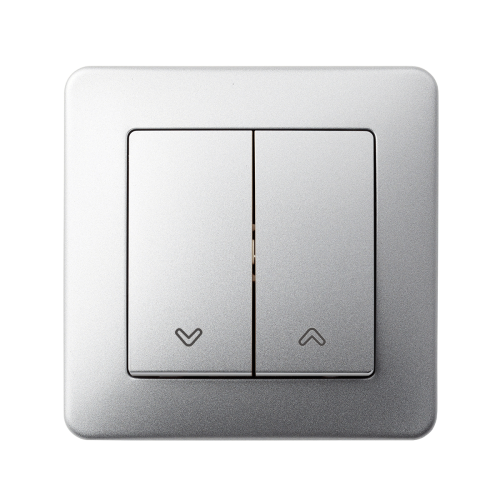 Выключатель 2-кл для жалюзи SE Sedna Design SDD113104 алюминий