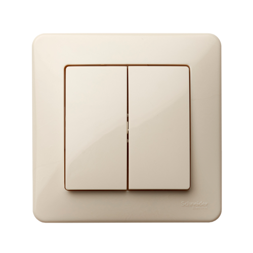 Вимикач 2-кл SE Sedna Design SDD112105 бежевий