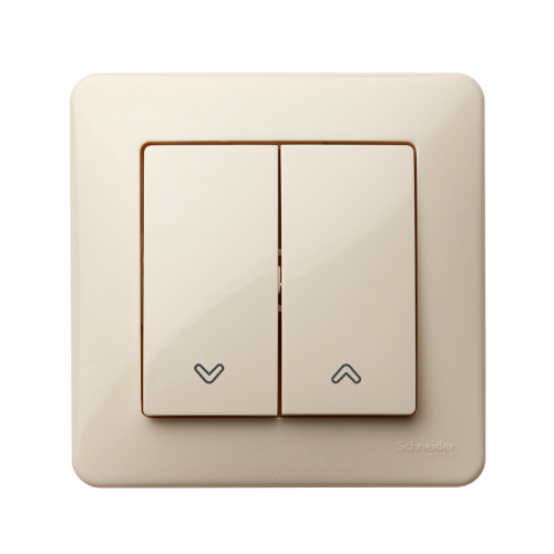 Выключатель 2-кл для жалюзи SE Sedna Design SDD112104 бежевый