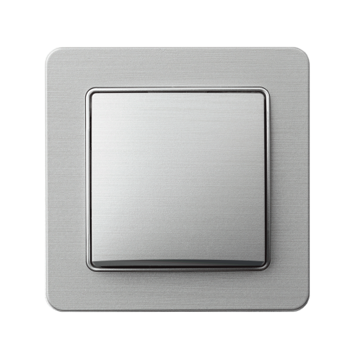 Вимикач 1-кл SE Sedna Elements SDD170101 алюміній матовий