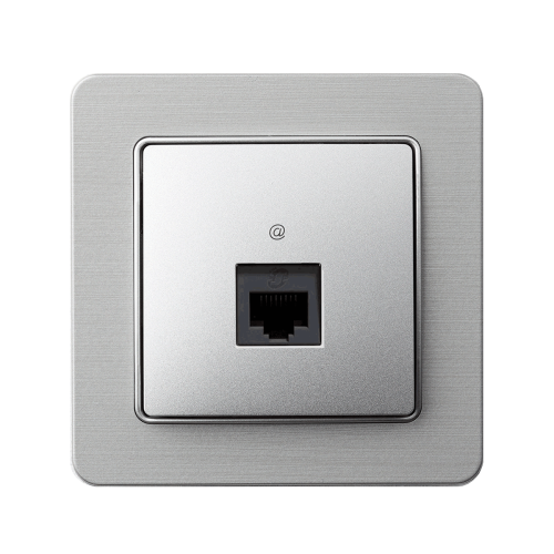 Комп'ютерна розетка 1-а SE Sedna Elements SDD113451 алюміній