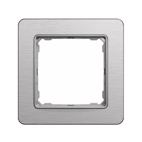 Рамка горизонтальна 1-м SE Sedna Elements SDD370801 алюміній матовий