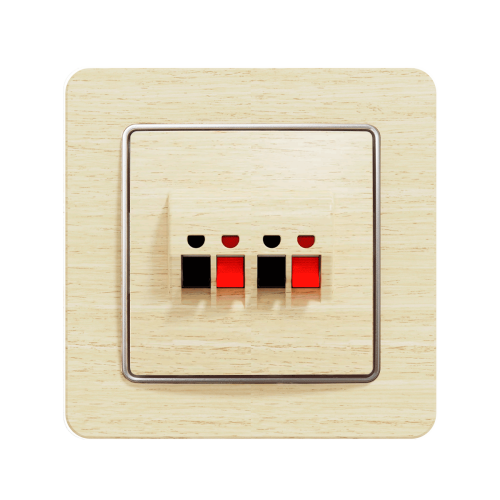 Аудіо-розетка SE Sedna Elements SDD180411 береза