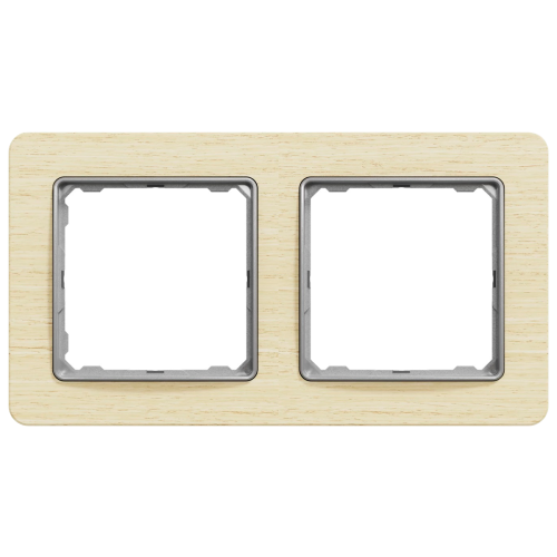 Рамка горизонтальна 2-м SE Sedna Elements SDD380802 береза