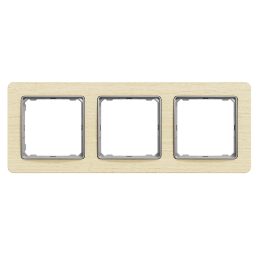 Рамка горизонтальна 3-м SE Sedna Elements SDD380803 береза