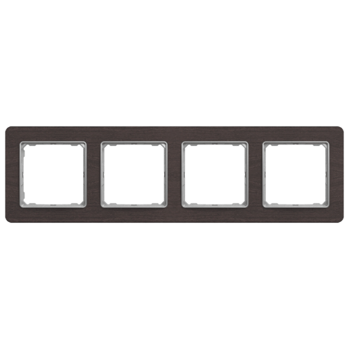 Рамка горизонтальна 4-м SE Sedna Elements SDD381804 венге