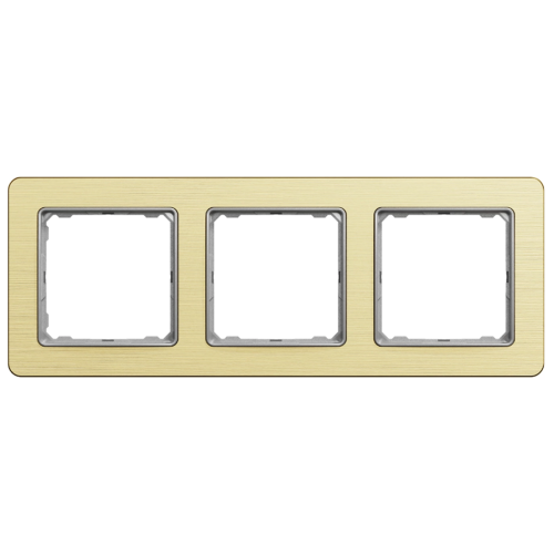 Рамка горизонтальная 3-я SE Sedna Elements SDD371803 матовое золото