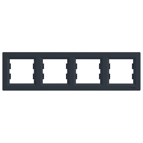 Рамка 4-а, горизонтальна SE Asfora EPH5800471 антрацит