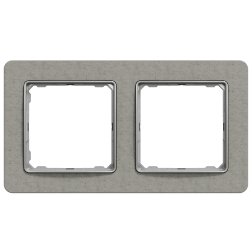 Рамка горизонтальна 2-м SE Sedna Elements SDD390802 бетон