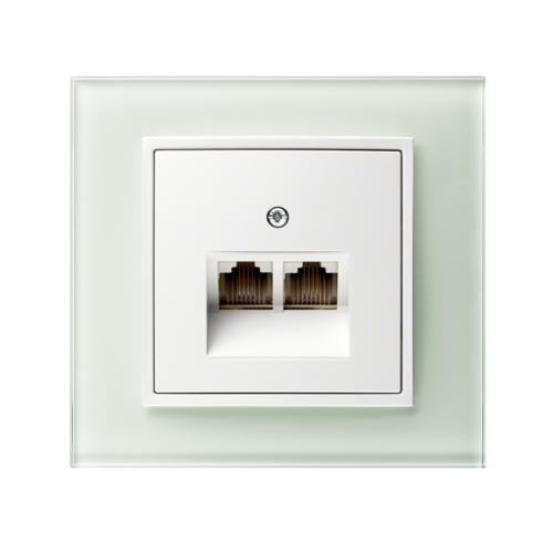 Рамка горизонтальна 1-м Berker B.7 скляна полярна білизна