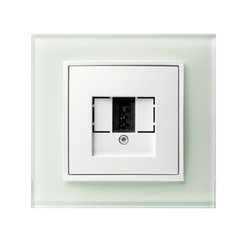 Рамка горизонтальна 1-м Berker B.7 скляна полярна білизна