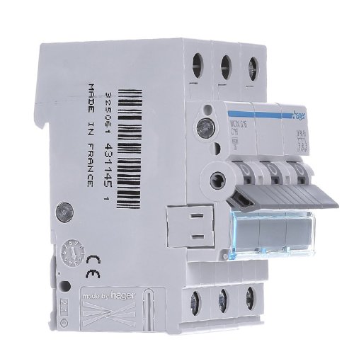 Автоматический выключатель 3P 2А, C, 6kA, MCN302 Hager