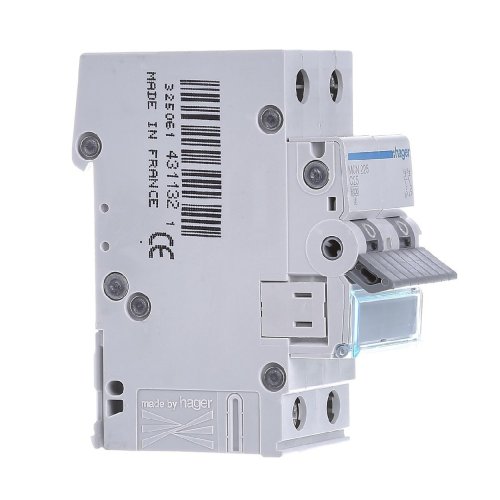 Автоматичний вимикач 2P 1А, C, 6kA,  MCN201 Hager