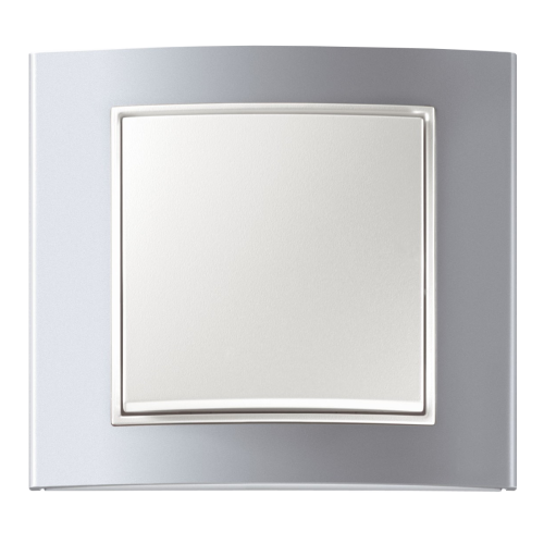 Рамка горизонтальна 1-м Berker B.3 алюміній / полярна білизна